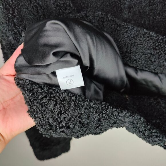 Michael Stars Black Teddy Bomber Jacket - Picture 8 of 9